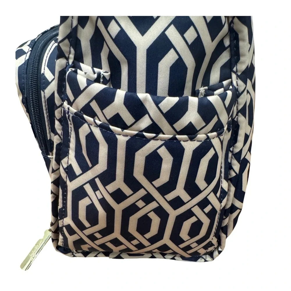 Jujube‎ BFF Diaper Bag Duchess Navy Cream Geometric Backpack Messenger Bag